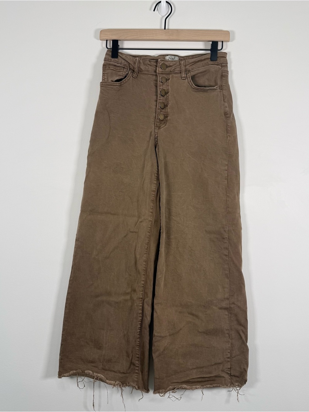 Easel Stretchy High-Rise Wide Leg Jeans